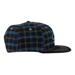 Grassroots California Bear Collection Blue Flannel Snapback Hat Hats