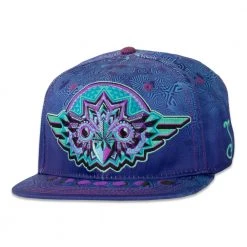Grassroots California Hats Night Owl Blue Fitted Hat