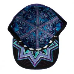 Grassroots California Hats Night Owl Blue Fitted Hat