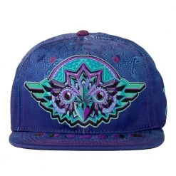 Grassroots California Hats Night Owl Blue Fitted Hat