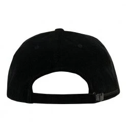 Grassroots California New Stanley Mouse Spirit Traveler Black Corduroy Zipperback Hat