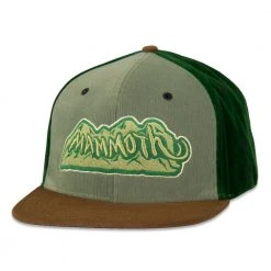 Grassroots California Mountain Division Mammoth Green Corduroy Strapback Hat