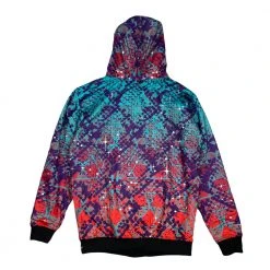 Grassroots California Celestial Serpent Reversible Zip Up Hoodie New