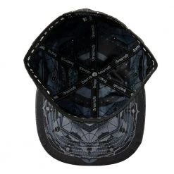 Grassroots California Cosmic Arcana Black Hamsa Reflective Fitted Hat