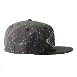 Grassroots California Cosmic Arcana Black Hamsa Reflective Fitted Hat