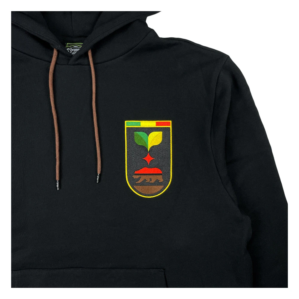 Grassroots California Bombearclat Black Pullover Hoodie 5 Grassroots California Bombearclat Black Pullover Hoodie