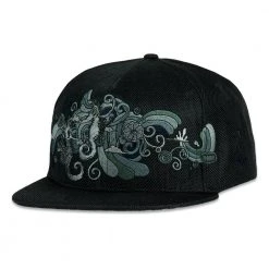 Grassroots California Vincent Gordon Seahorse Party Blackout Fitted Hat