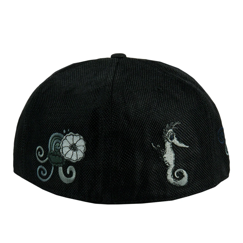 Grassroots California Vincent Gordon Seahorse Party Blackout Fitted Hat 5 Grassroots California Vincent Gordon Seahorse Party Blackout Fitted Hat