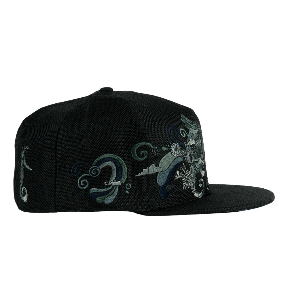 Grassroots California Vincent Gordon Seahorse Party Blackout Fitted Hat 6 Grassroots California Vincent Gordon Seahorse Party Blackout Fitted Hat