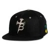 Grassroots California Hats Borka Blades Black Snapback Hat