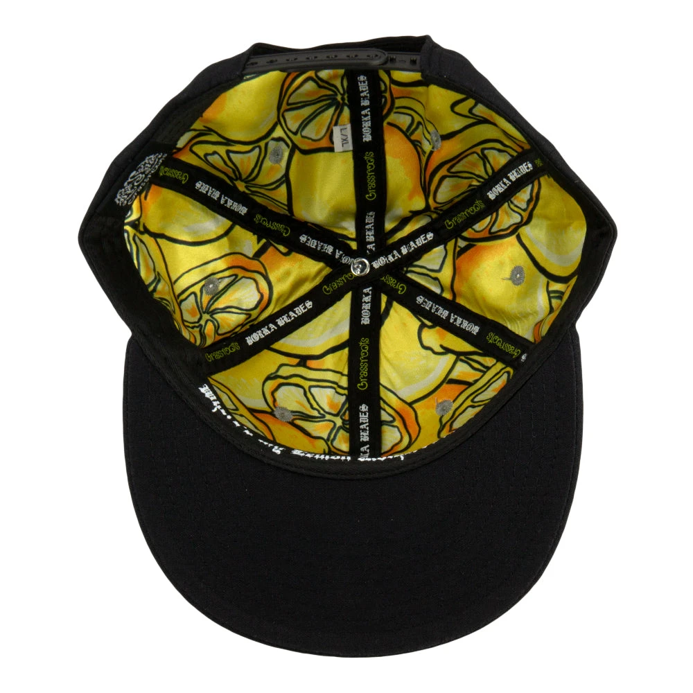 Grassroots California Hats Borka Blades Black Snapback Hat 4 Grassroots California Hats Borka Blades Black Snapback Hat