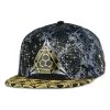 Grassroots California Celestial Serpent V2 Black Snapback Hat New