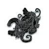 Grassroots California New Vincent Gordon Seahorse Party Blackout Black Pin