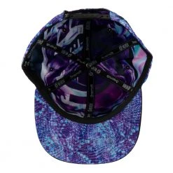 Grassroots California Mersiv Script Purple Snapback Hat New
