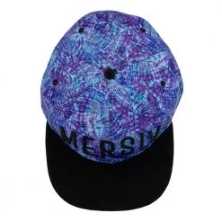 Grassroots California Mersiv Script Purple Snapback Hat New