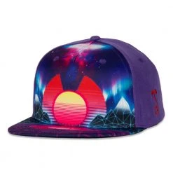 Grassroots California New Vaporwave Colorado Purple Snapback Hat