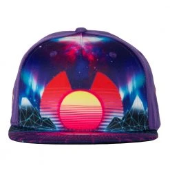 Grassroots California New Vaporwave Colorado Purple Snapback Hat