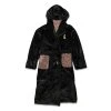 Grassroots California New Matt Robertson Giraffe Black Hooded Robe