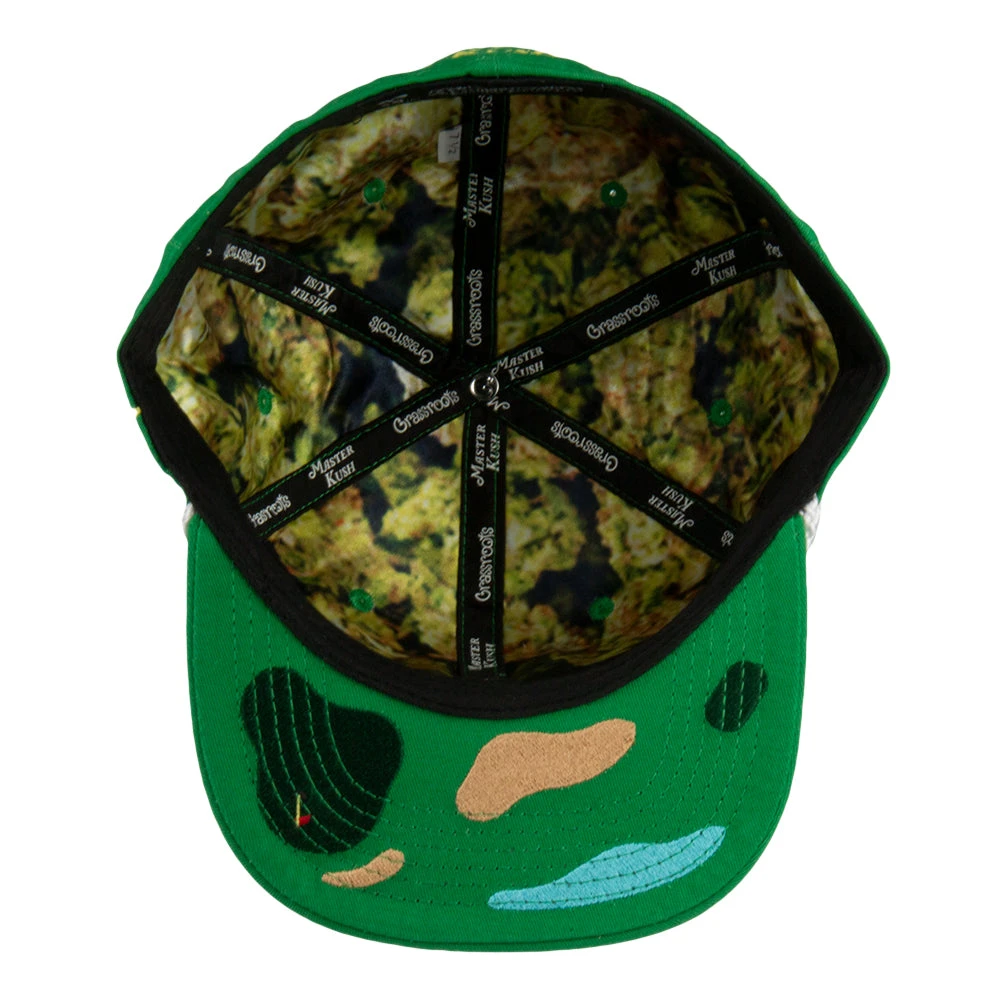 Grassroots California Master Kush Tourney Green Fitted Hat New 4 Grassroots California Master Kush Tourney Green Fitted Hat New