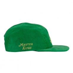 Grassroots California Master Kush Leaf Green Corduroy 5 Panel Snapback Hat