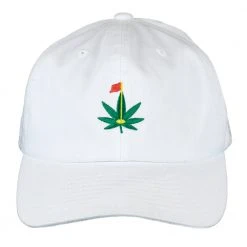 Grassroots California New Master Kush Green Leaf White Dad Hat