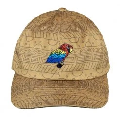 Grassroots California New Scarlet Macaw Tan Pattern Dad Hat