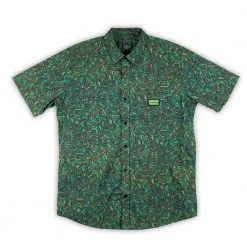 Grassroots California Bigfoot One Leaf Camo Button Up Shirt