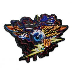 Grassroots California Rick Griffin Hopi Mask Embroidered Patch