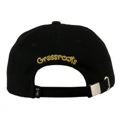 Grassroots California Simply Sprouted Black Gold Dad Hat New