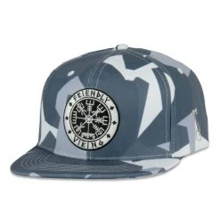 Grassroots California Friendly Viking White Camo Snapback Hat New