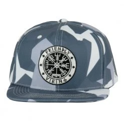 Grassroots California Friendly Viking White Camo Snapback Hat New