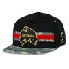 Grassroots California Method Man Camo Ripstop Black Fitted Hat New