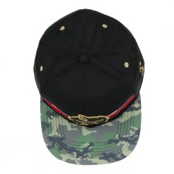 Grassroots California Method Man Camo Ripstop Black Fitted Hat New