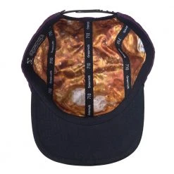 Grassroots California New THC Bee Purple 5 Panel Snapback Hat