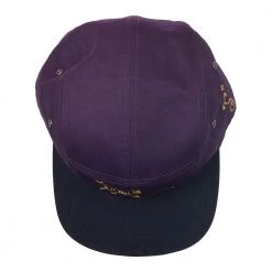 Grassroots California New THC Bee Purple 5 Panel Snapback Hat