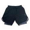 Grassroots California New 13th Anniversary Black Athletic Shorts W/ Liner