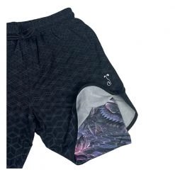 Grassroots California New 13th Anniversary Black Athletic Shorts W/ Liner