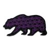 Grassroots California Geometric Purple Removable Bear Patch