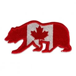 Grassroots California Canada Flag Removable Bear Patch