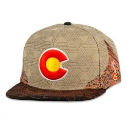 Grassroots California Red Rocks V3 Tan Snapback Hat