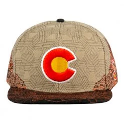 Grassroots California Red Rocks V3 Tan Fitted Hat New