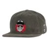 Grassroots California Aaron Brooks Eazy Bertha Gray Zipperback Hat New