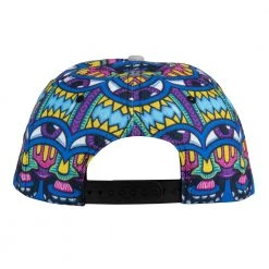 Grassroots California Chris Dyer Harmoneyes Blue Pattern Snapback Hat 10 Grassroots California Chris Dyer Harmoneyes Blue Pattern Snapback Hat
