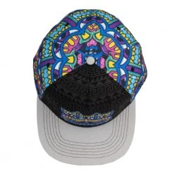 Grassroots California Chris Dyer Harmoneyes Blue Pattern Snapback Hat 12 Grassroots California Chris Dyer Harmoneyes Blue Pattern Snapback Hat