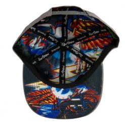 Grassroots California New Rick Griffin Hopi Mask Gray Snapback Hat