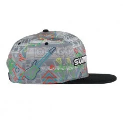 Grassroots California New Summer Camp 2022 Gray Snapback Hat