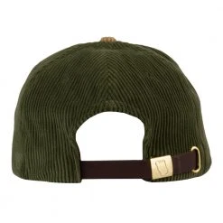 Grassroots California Bigfoot One Meditation Green Corduroy Strapback Hat New
