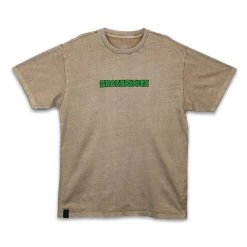 Grassroots California Bigfoot One Meditation Tan Distressed T Shirt