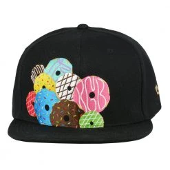 Grassroots California KGB Glass Decade Of Donuts Black Snapback Hat