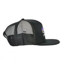 Grassroots California New Mile High Sunset Dri-Bear Black Mesh Snapback Hat